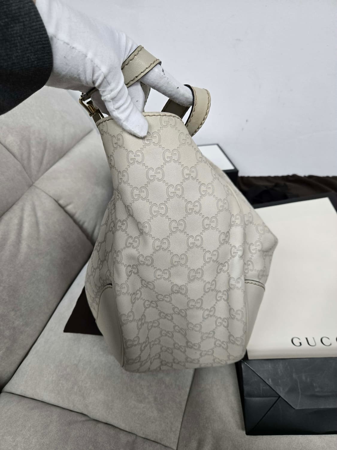 [보증서 정품]구찌 인터로킹 시그니처 숄더백 상품이미지3