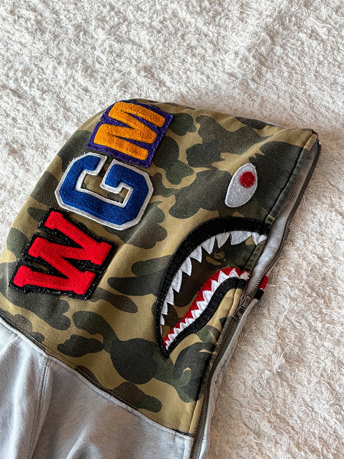 Bape 베이프 샤크 후드 집업 상품이미지8