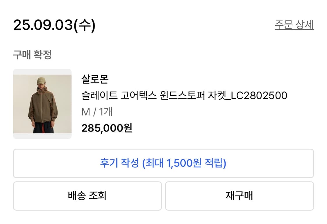 살로몬 슬레이트 고어텍스 윈드스토퍼 자켓: M / 카멜 상품이미지3