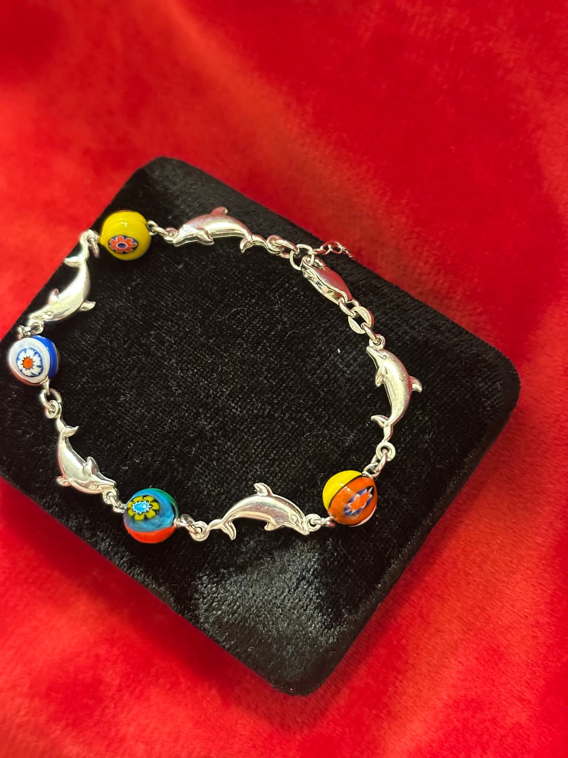 Vintage 925 Sterling Silver Murano Mille 상품이미지3