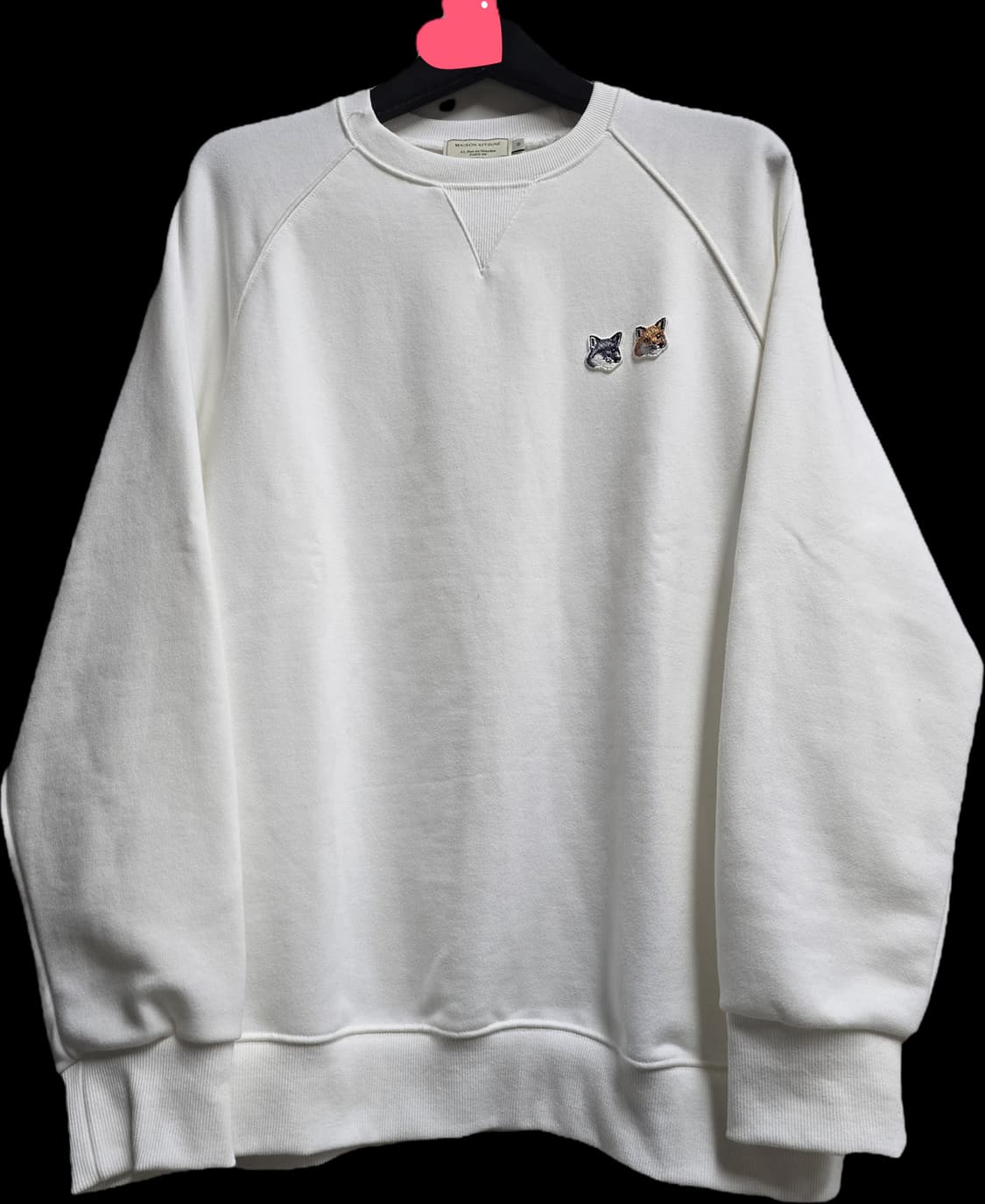 메종 키즈네 더블 폭스 클래식 맨투맨티 M 상품이미지1