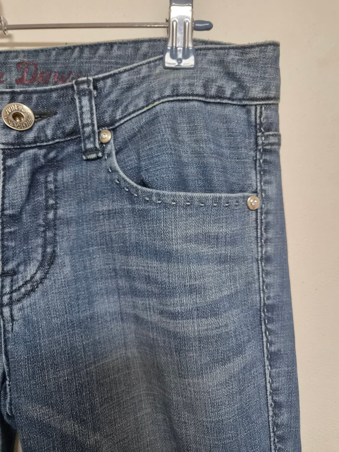 타미힐피거Tommy 부츠컷 워싱 데님 28 P-182 상품이미지3