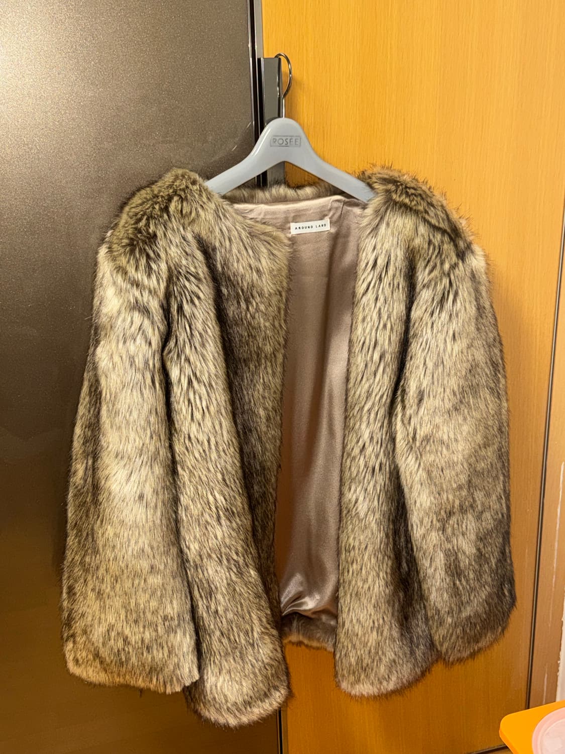 브라운 퍼 자켓 상품이미지2