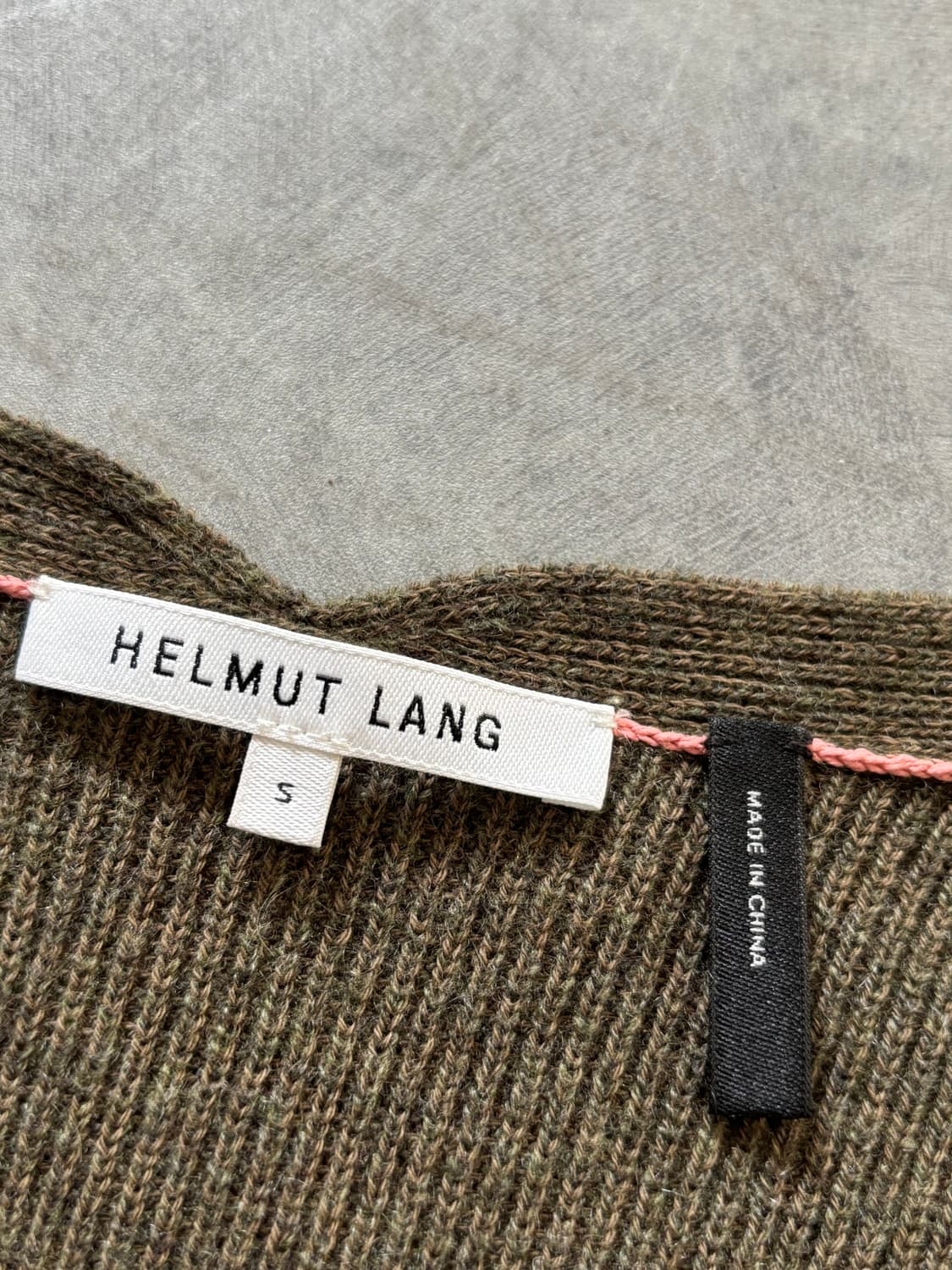 Helmut Lang 헬무트랭 캐시미어 벨크로 니트 상품이미지3