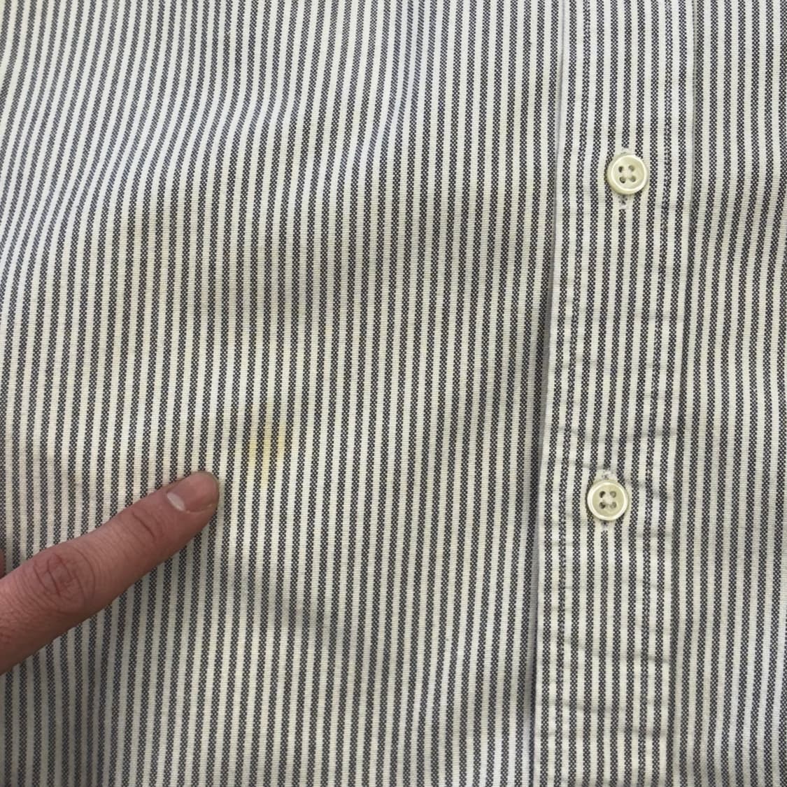 S 폴로랄프로렌 슬림핏 스트레치 옥스포드 스트라이프 셔츠  상품이미지6