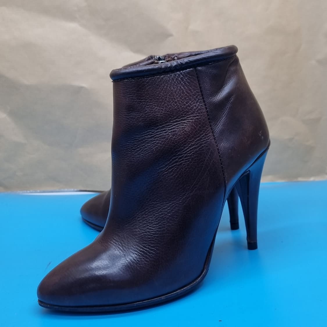마나스 여성가죽앵클부츠36 230 굽10 상품이미지1