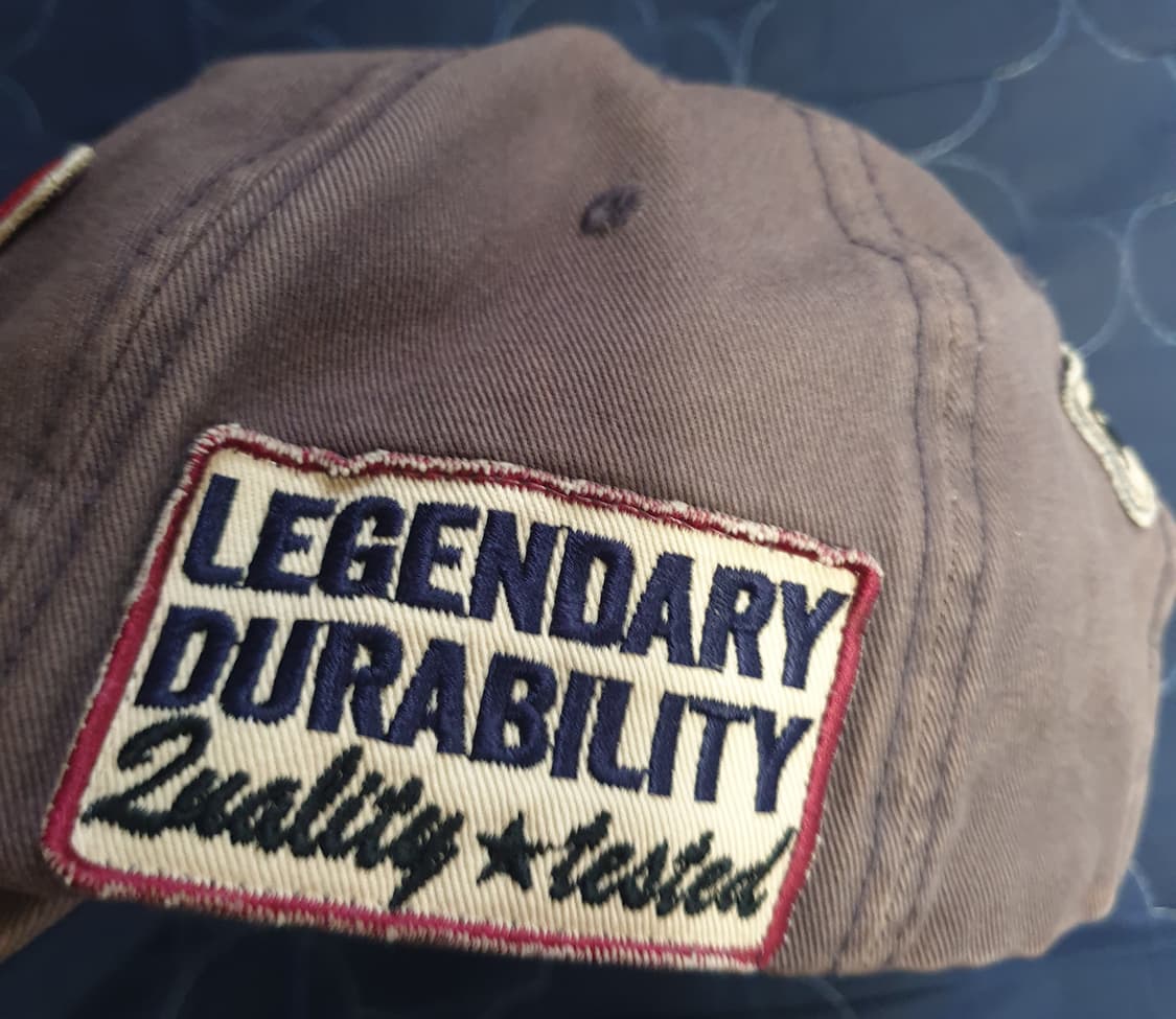 (빈티지) JEEP 클래식 와펜패치 워싱 볼캡 차콜 (F) 상품이미지2