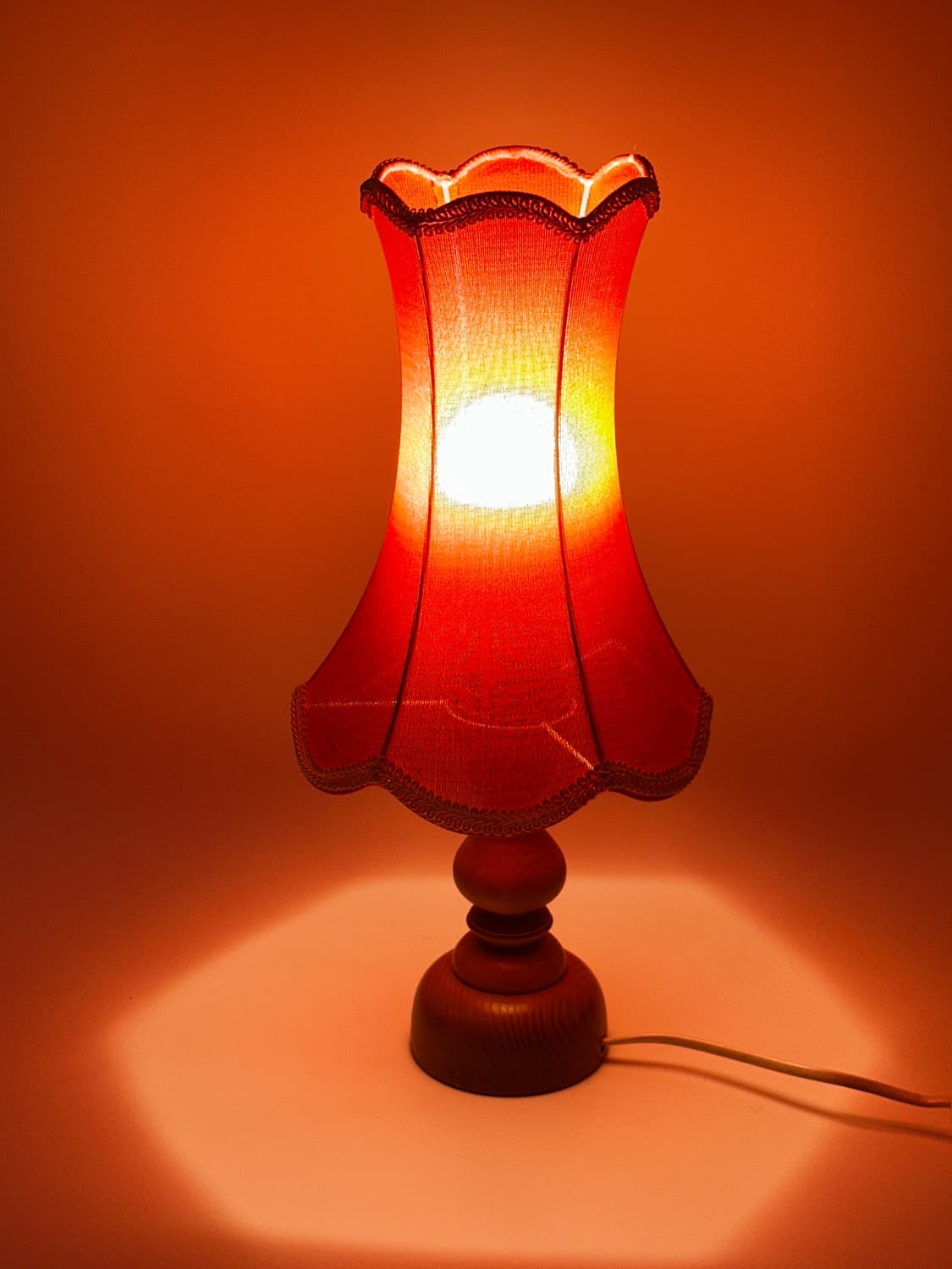 80’s 독일 빈티지 패브릭 조명 테이블 레트로 앤틱 미드센츄리 상품이미지3