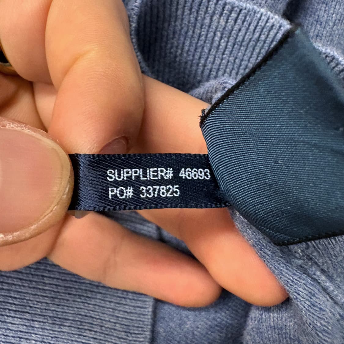 폴로 랄프로렌 피마코튼 브이넥 니트 스웨터 보카시 블루 N723 상품이미지9