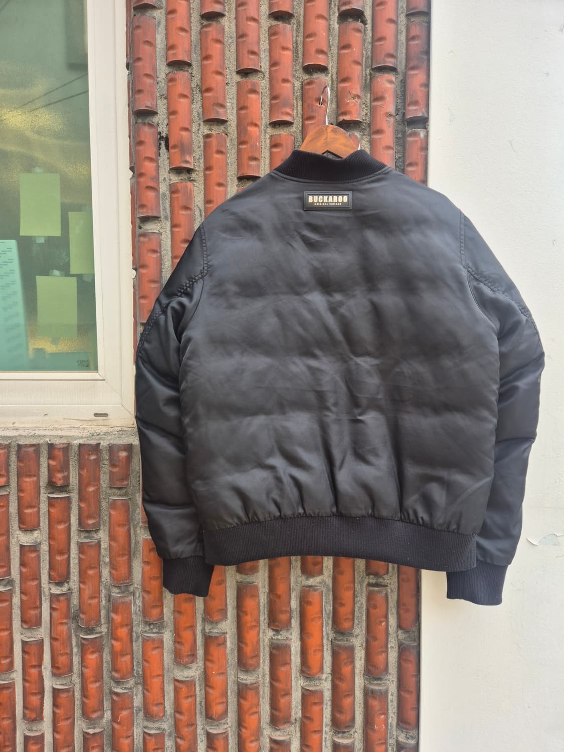 버커루 남녀공용 블랙 MA-1 항공 점퍼 105 상품이미지6