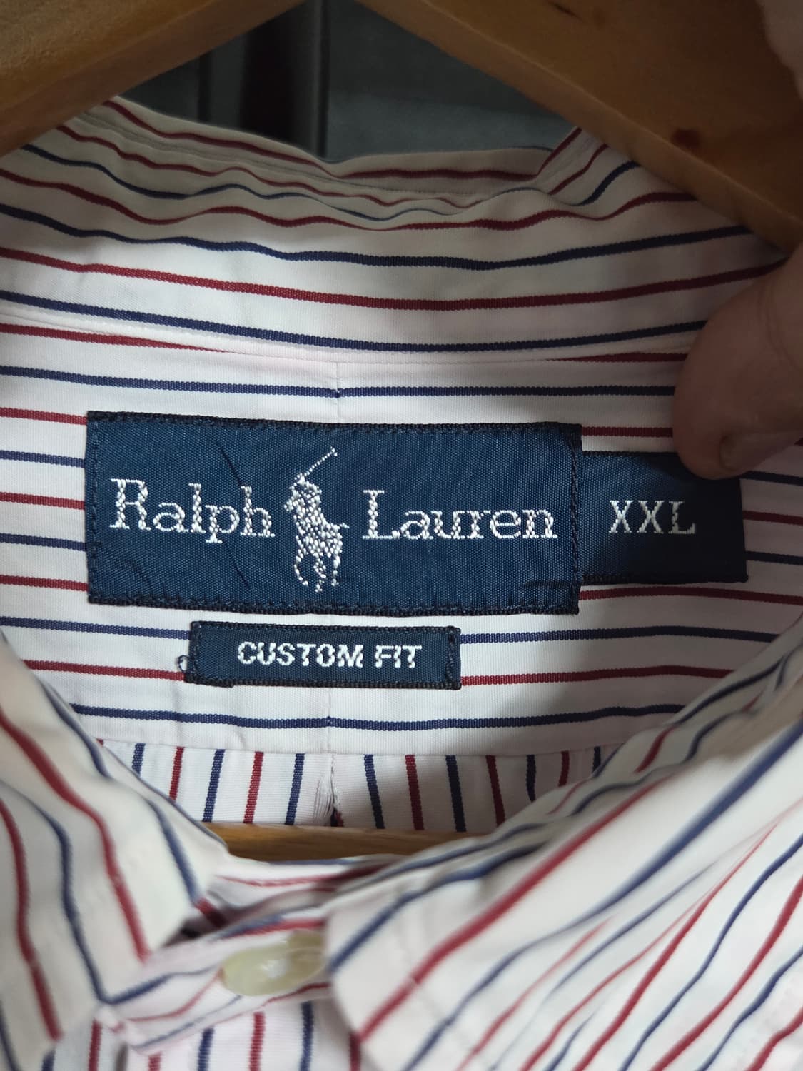 [폴로 랄프로렌] 커스텀 핏 멀티 스트라이프 코튼 셔츠 | 00154 상품이미지3