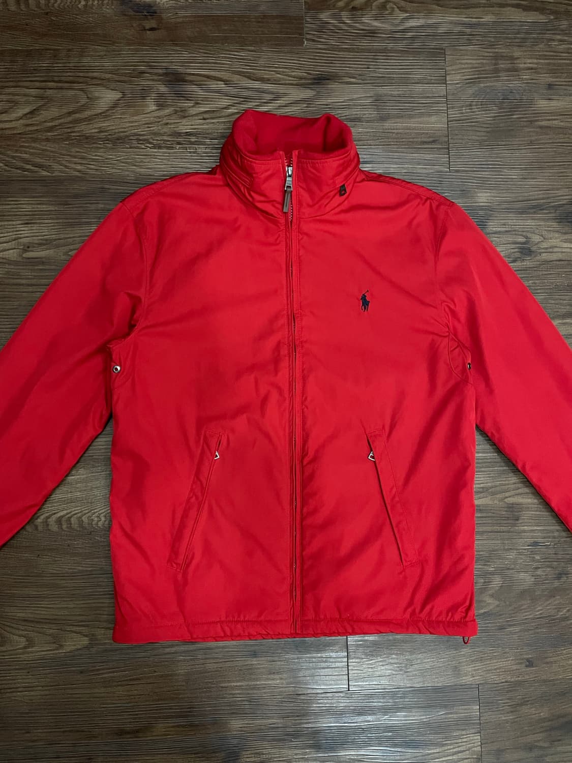 폴로 랄프로렌 기모 폴리쉘 페리 자켓 레드 상품이미지3