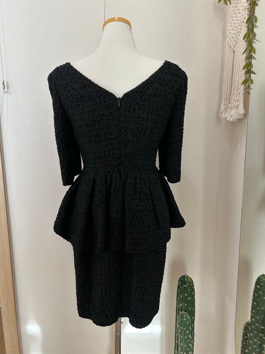 MINE 블랙 원피스 상품이미지3