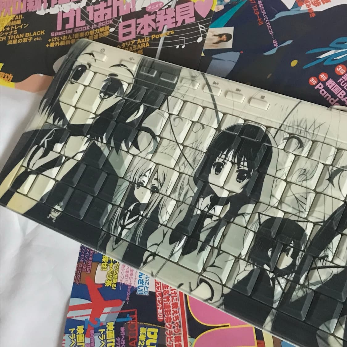 K-ON ! 케이온 고전 커스텀 키보드 상품이미지5