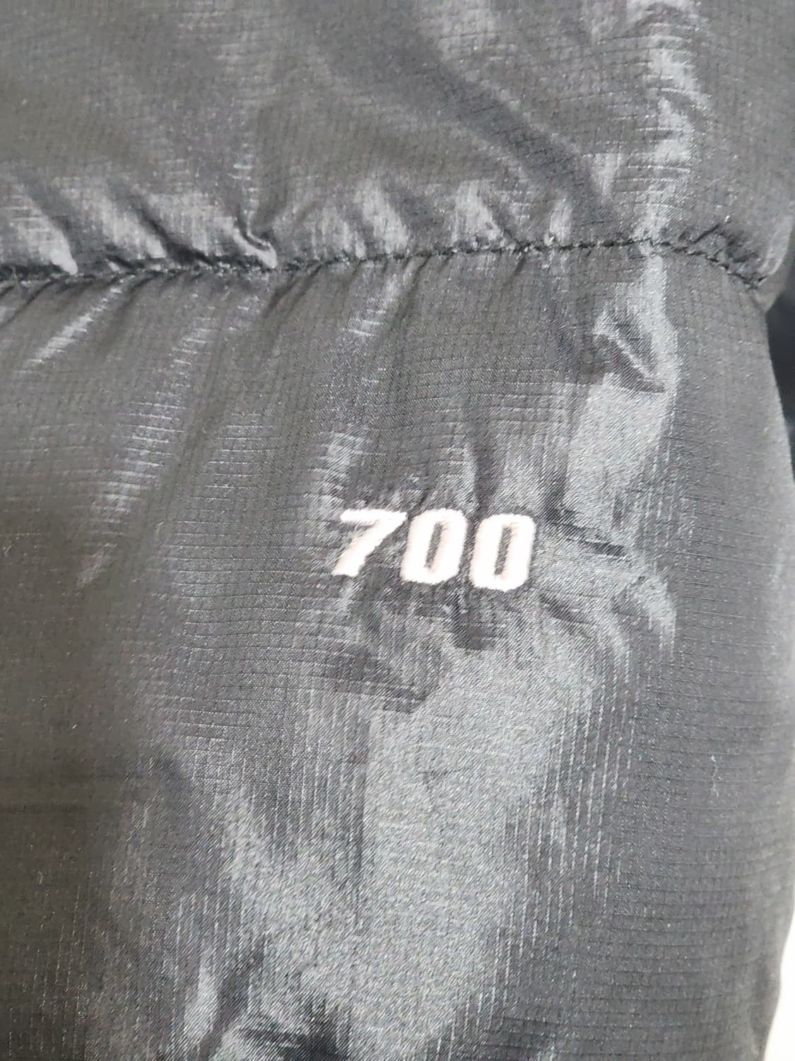 (100) 노스페이스 눕시패딩 점퍼 블랙 구스다운 거위털 700 자켓  상품이미지5