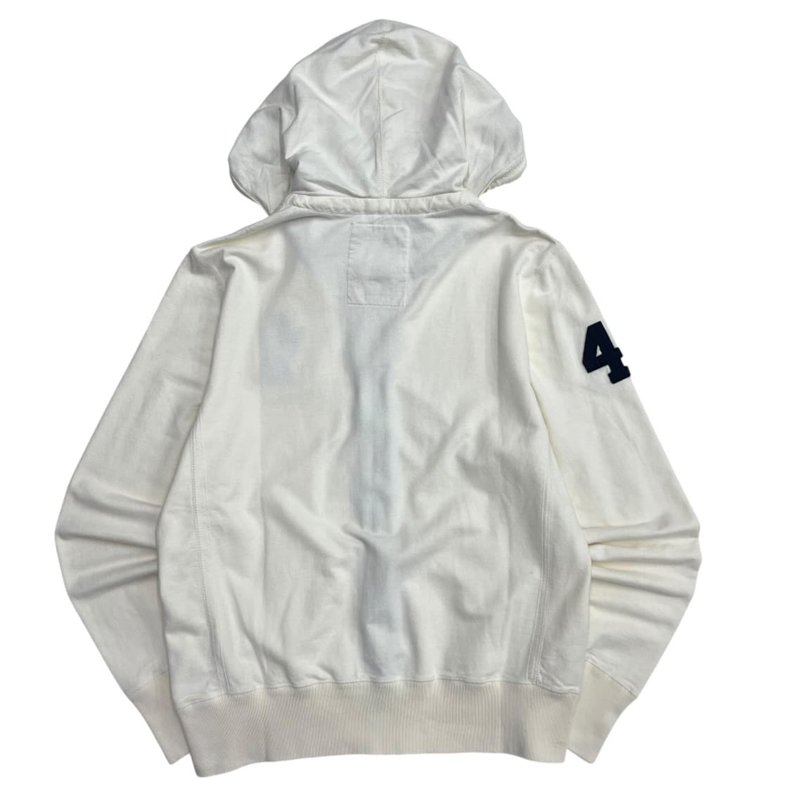 후아유 곰돌이 로고 아이보리 후드집업 XL 상품이미지3