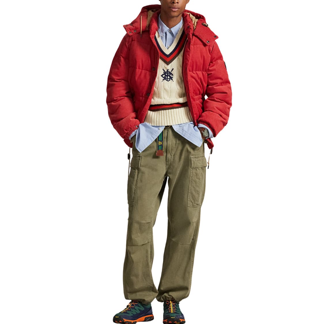 폴로랄프로렌 엘름우드 푸퍼 패딩 레드 - XL 상품이미지2