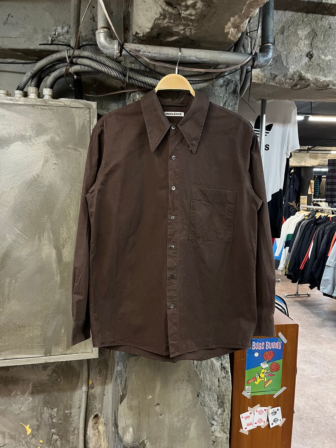 인사일런스 셔츠 브라운 M #csz2050 상품이미지1