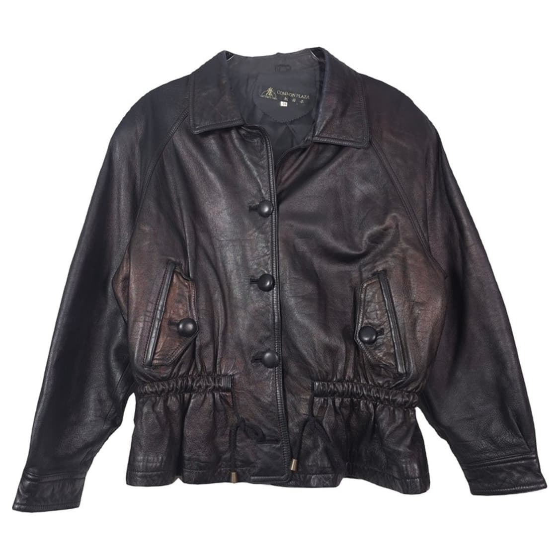 COMMON PLAZA 램스킨 빈티지 레더 블루종 77 상품이미지1