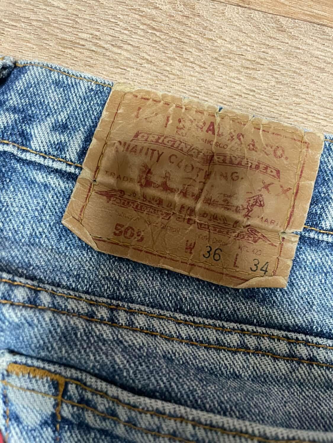 90s 리바이스 505 USA 36×34 상품이미지5