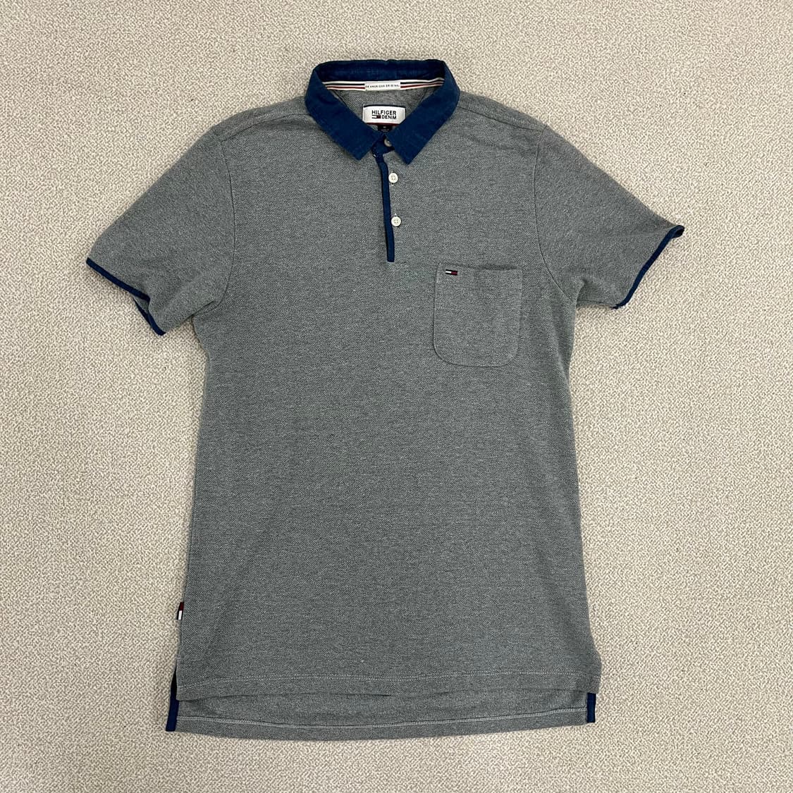 M 타미힐피거 포켓 카라 반팔 티셔츠 0203M1 상품이미지1