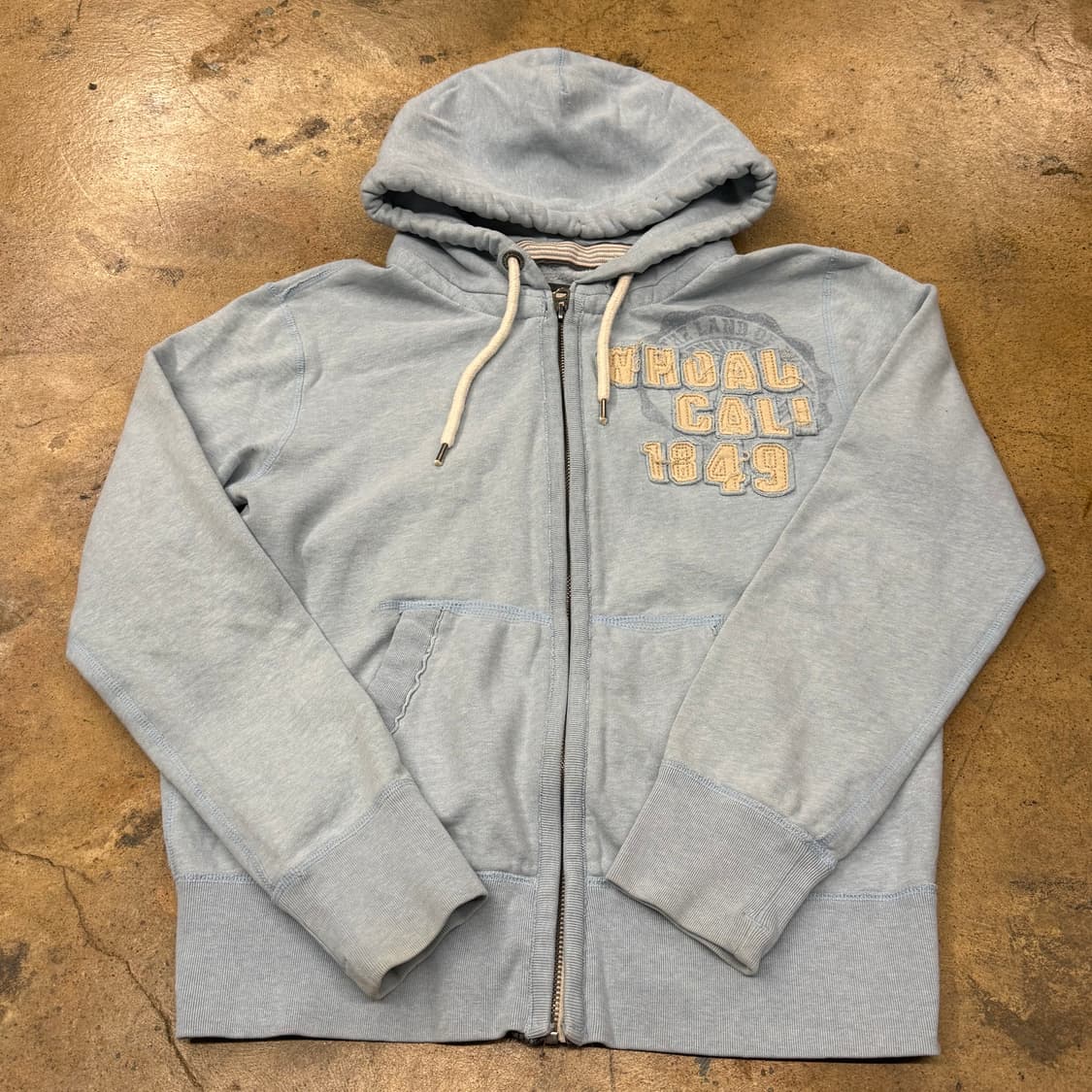 후아유 하늘 파스텔 블루 후드집업 상품이미지2