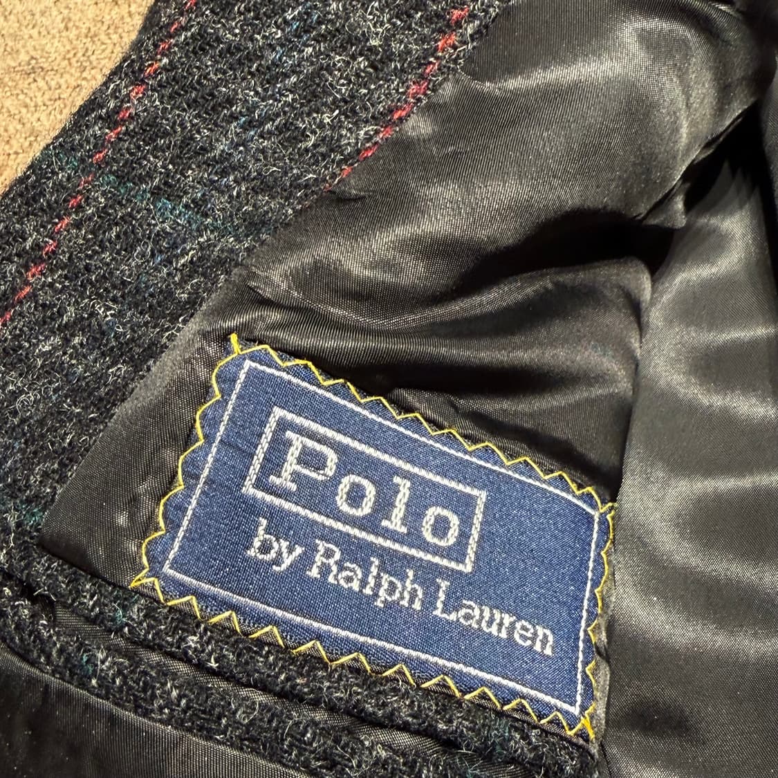 USA 폴로랄프로렌 유니온메이드 울 트위드 자켓 L 상품이미지3