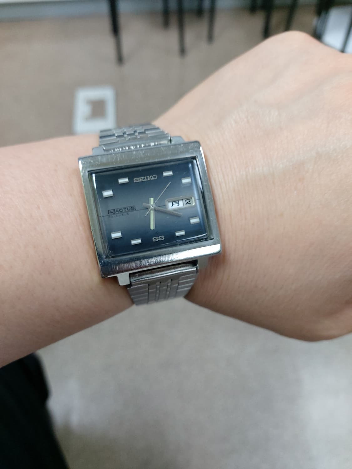 세이코 사각 빈티지 남성 시계 상품이미지4