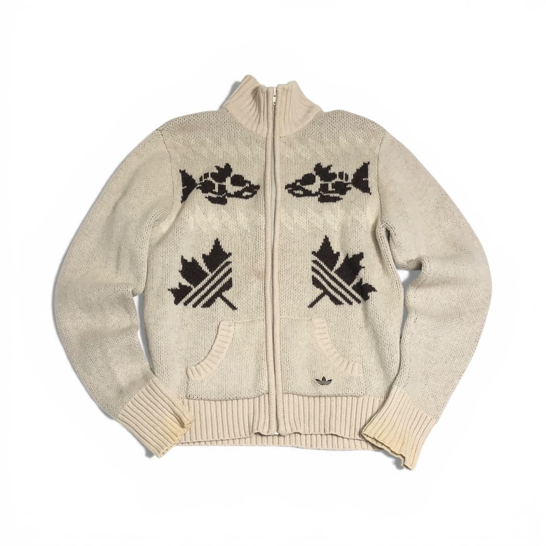 아디다스 코위찬 캐나다 니트집업 S 상품이미지1