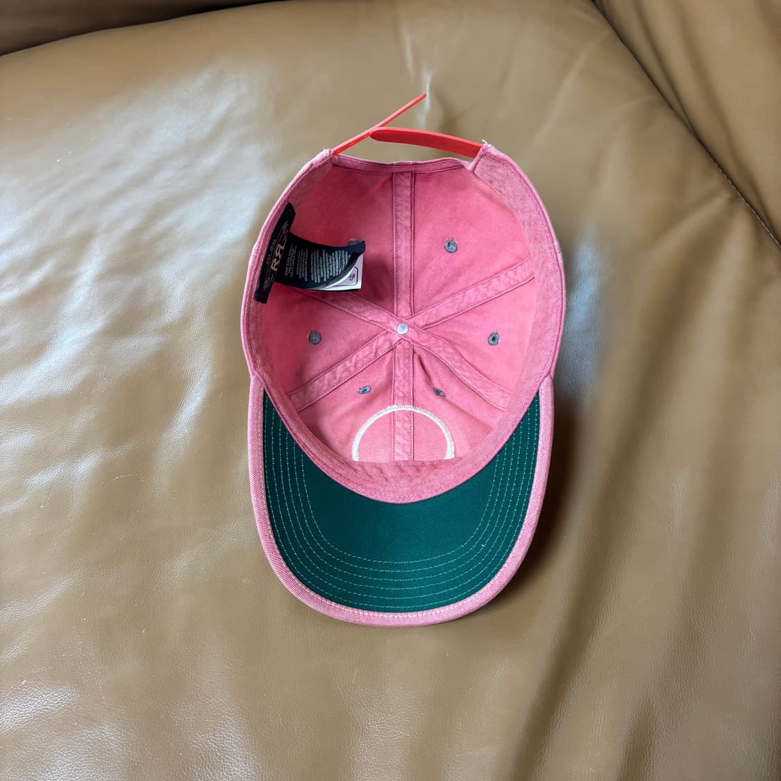 RRL 더블알엘 랄프로렌 폴로 윙로고 6패널 볼캡 모자 워시드 레드 상품이미지6