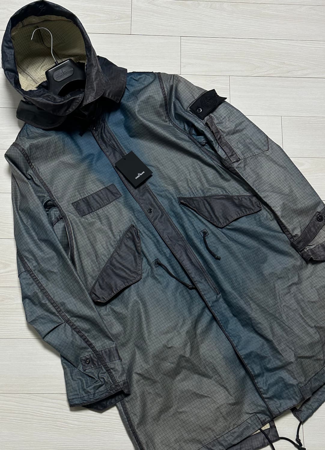 스톤아일랜드 쉐도우프로젝트 그리드 코트자켓 M(100) 상품이미지5