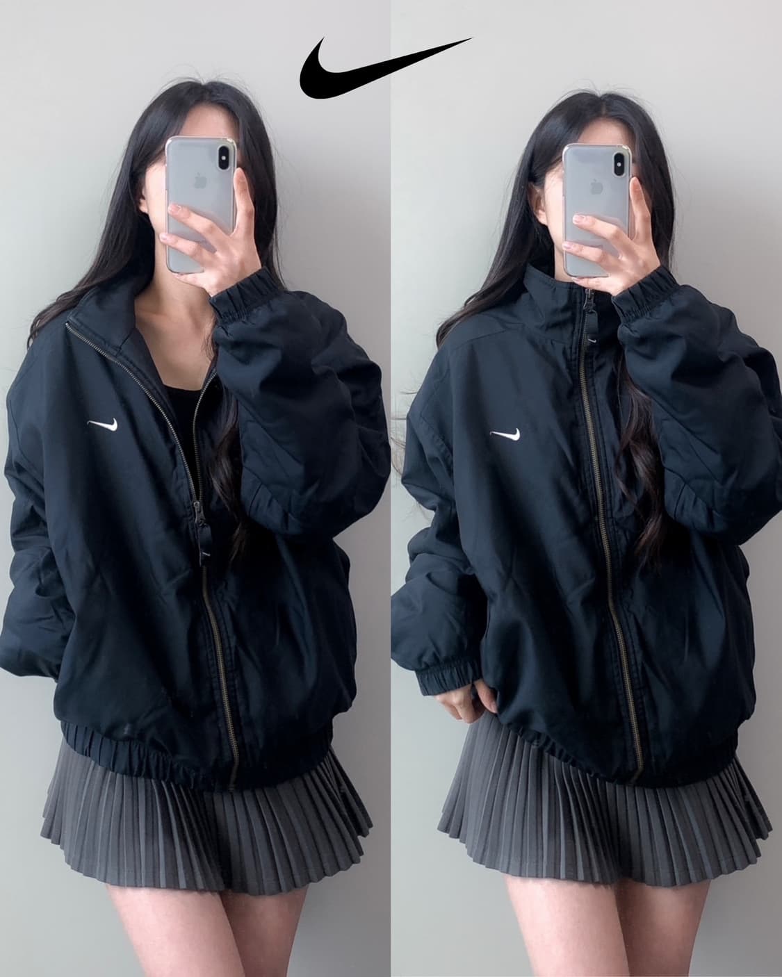 나이키 NRG 솔로스우시 사틴 봄버 자켓 상품이미지1