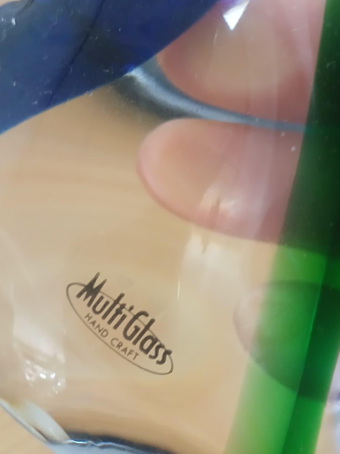 일본 빈티지 MultiGlass 핸드크래프트 유리 물고기 장식 상품이미지5