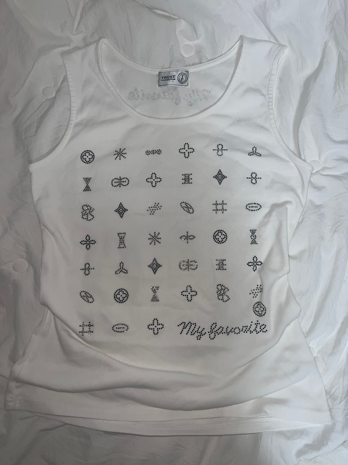 Cubic sleeveless 큐빅 나시 일본 상품이미지1