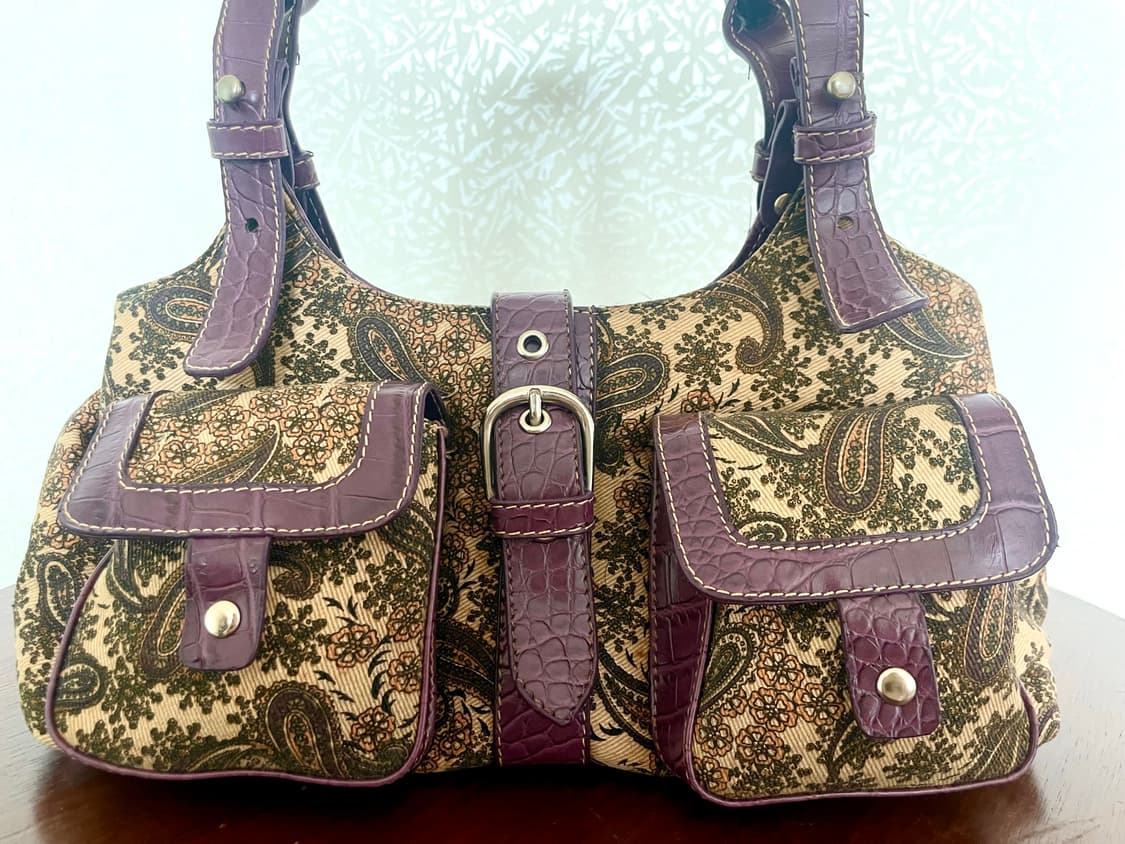 빈티지 페이즐리 패턴  y2k 숄더백 상품이미지4