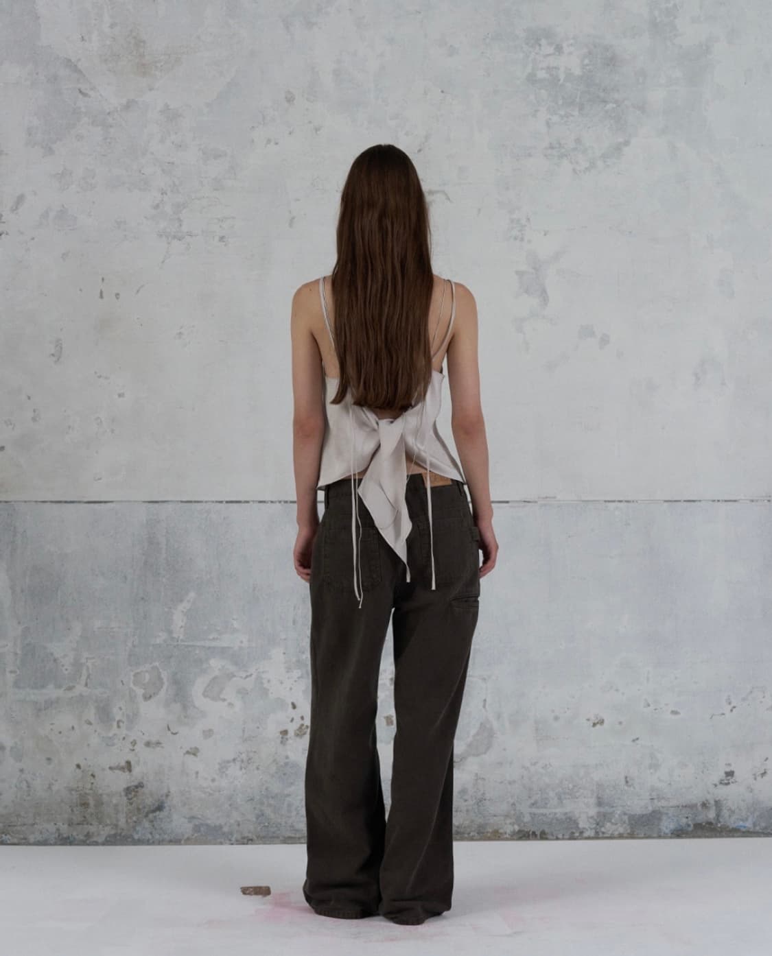 (새상품)포에토foeto faded rough oxford pants M 상품이미지3