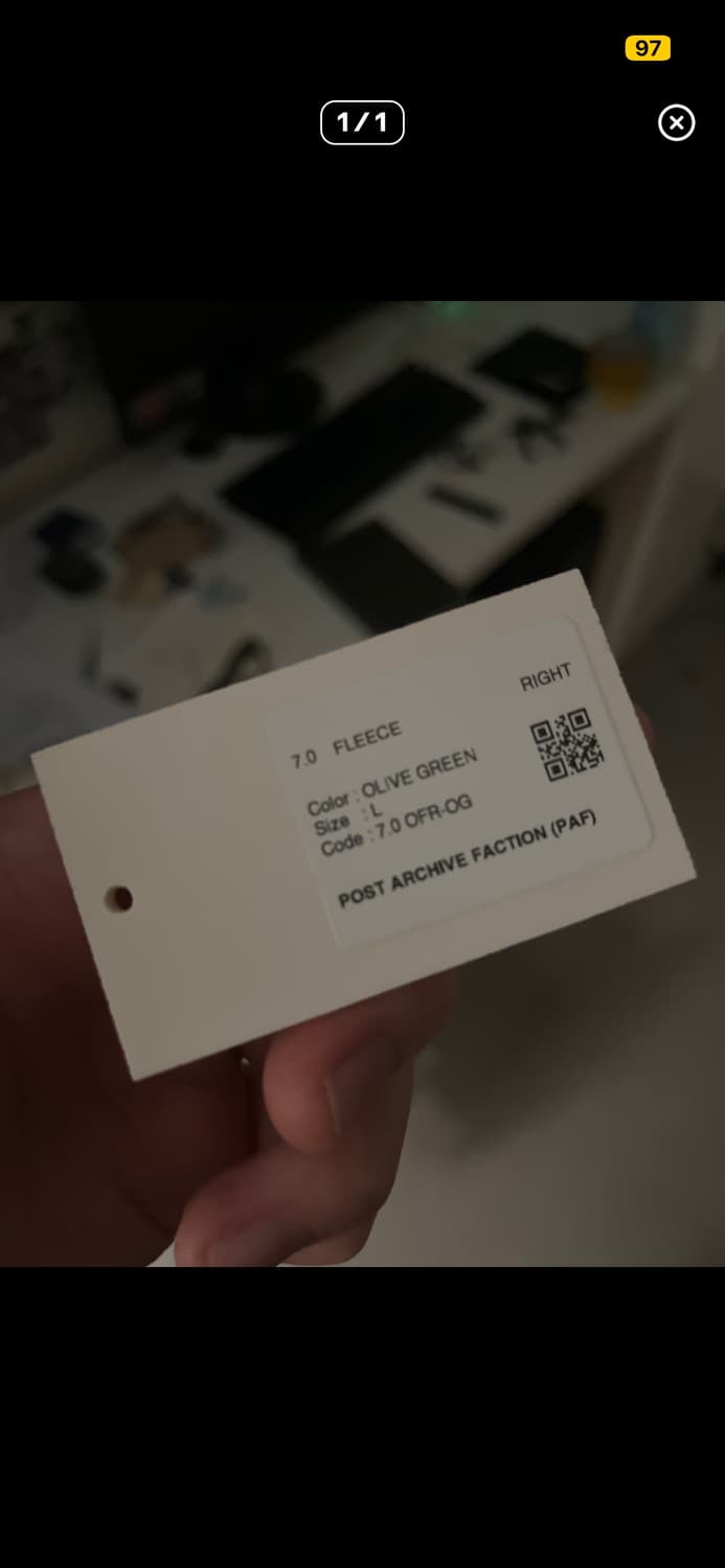 PAF 7.0 FLEECE RIGHT OLIVE GREEN(L) 상품이미지5