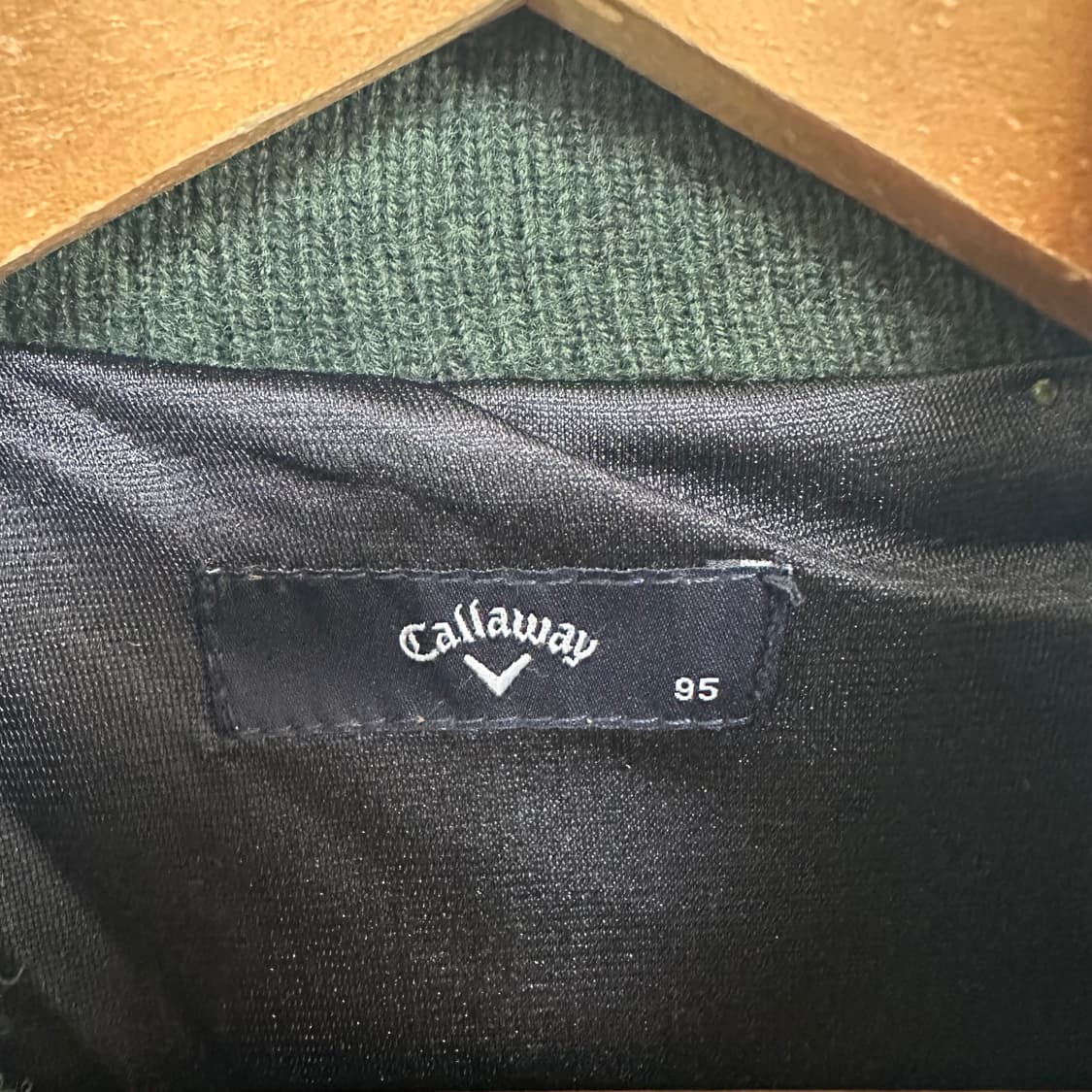 캘러웨이 남자 골프 니트집업 모100% 95 상품이미지8