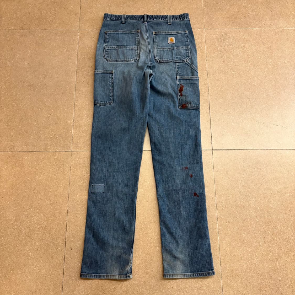 빈티지 칼하트 더블니 워싱데님 팬츠 상품이미지2