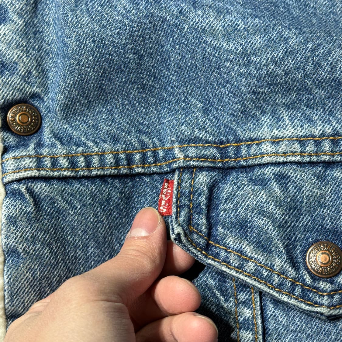 리바이스 쉐르파 데님 트럭커 (old-8507) 상품이미지4