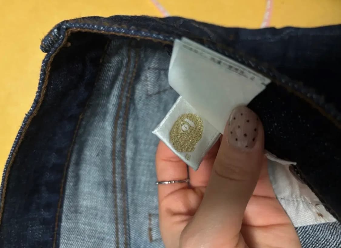 베이프 데님 진청 스커트 상품이미지5