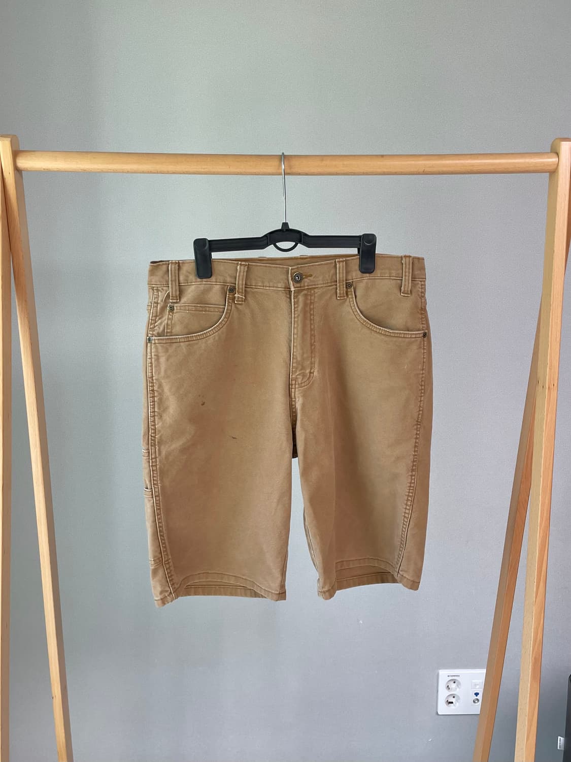 Dickies 브라운 워크 하프 팬츠 상품이미지1