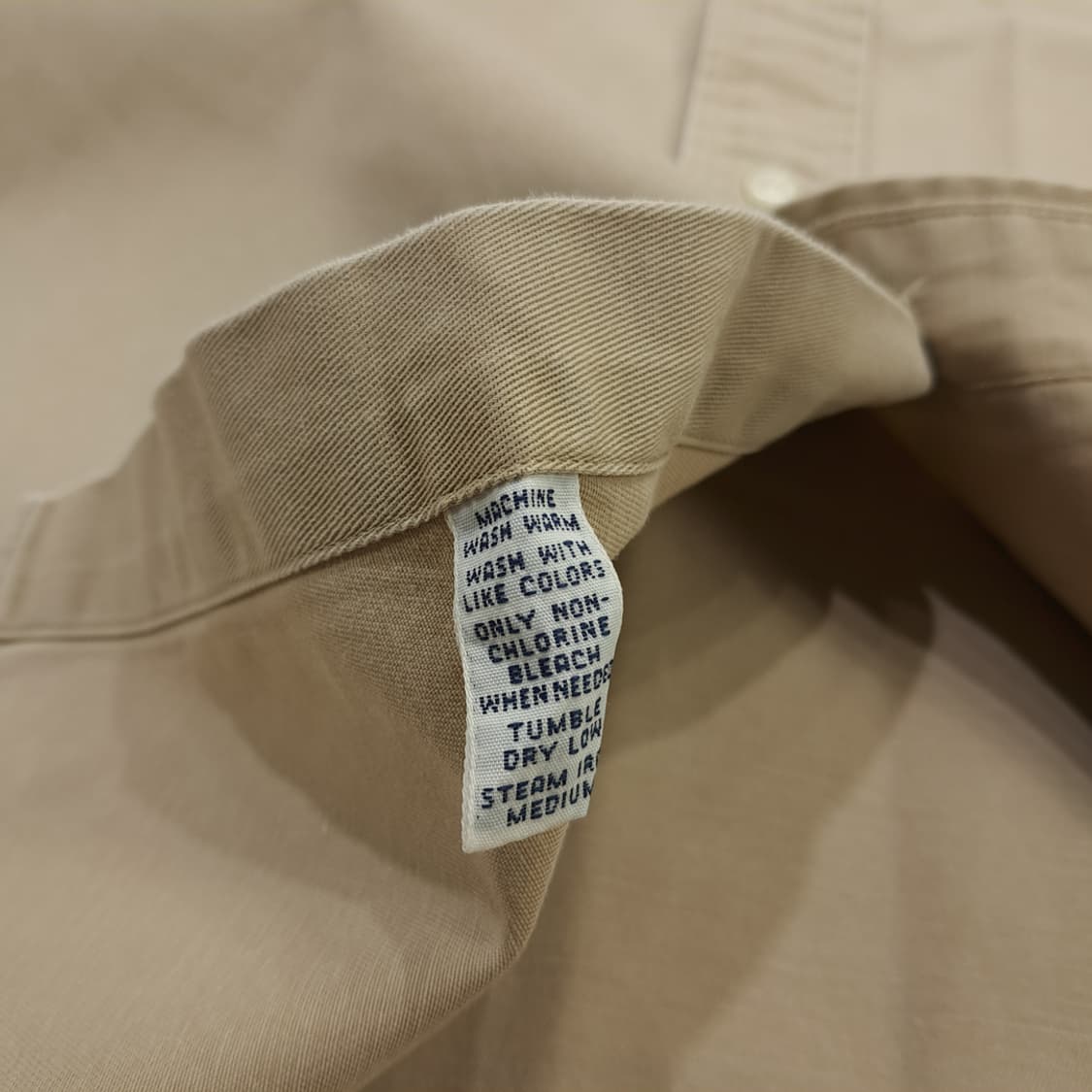 CN693 2XL 폴로 랄프로렌 베이지 긴팔 셔츠 남방 상품이미지6