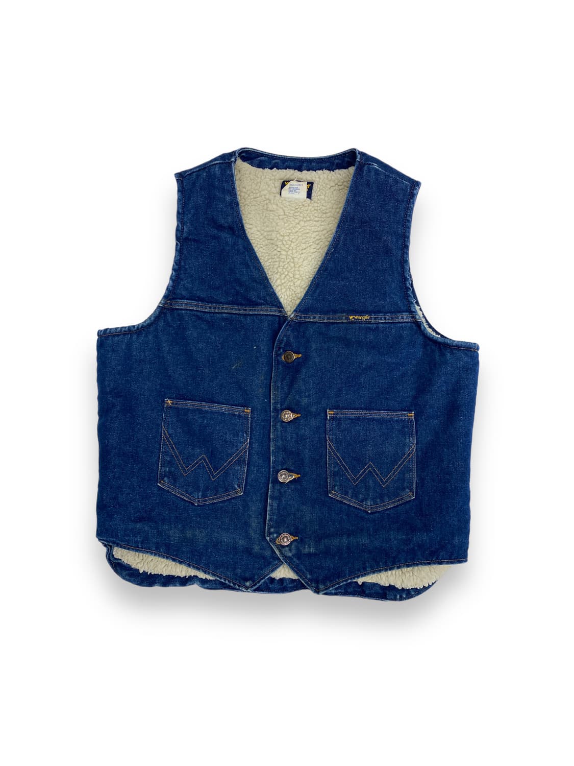 7-80’s 랭글러 데님 쉐르파 베스트 상품이미지1