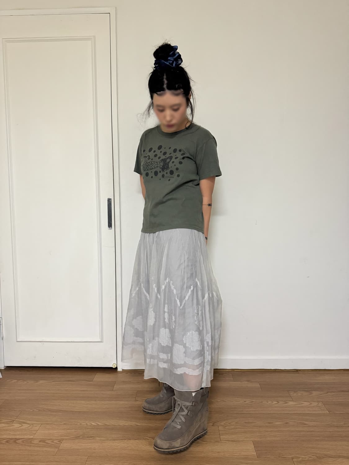 Vintage Lace Skirt 상품이미지3