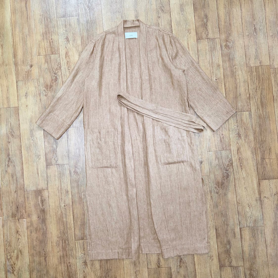 R2W 레디투웨어 시화(SIHWA) 린넨 로브자켓 프리사이즈 상품이미지1