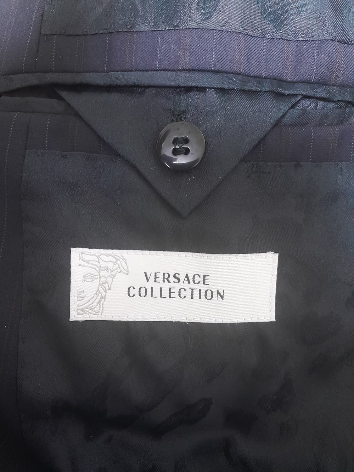 이태리 베르사체 콜렉션 네이비 울블레이져 52/105 상품이미지8