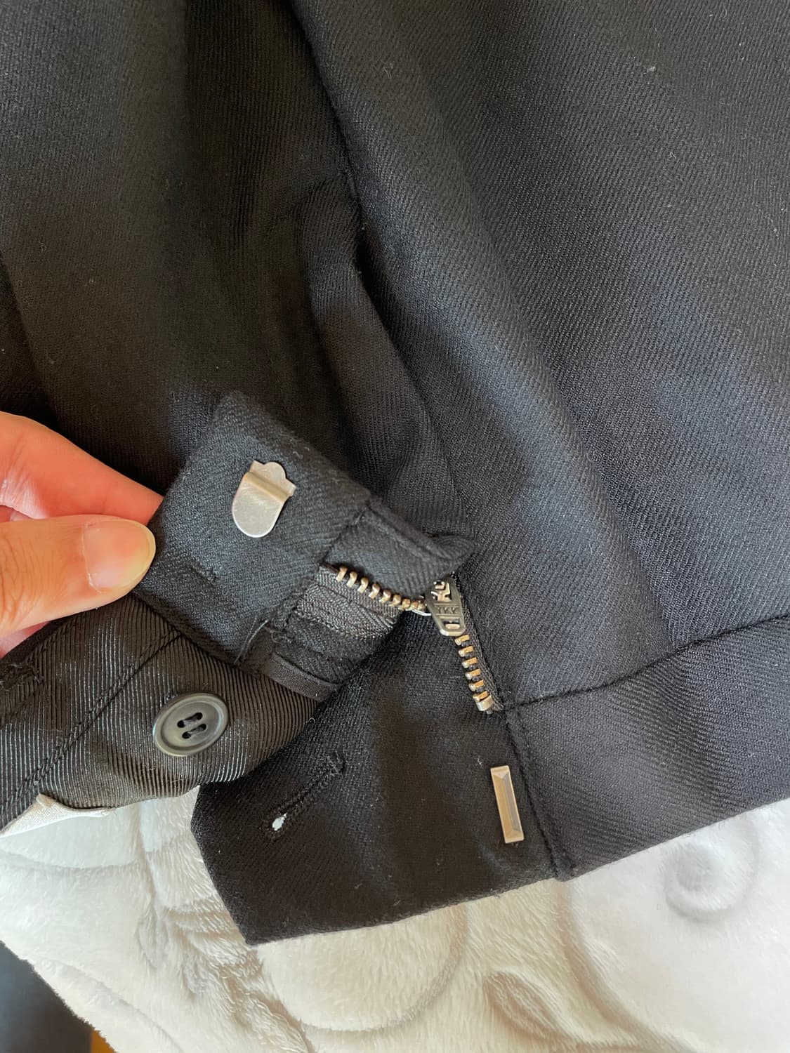 캘빈클라인 블랙 슬림 울 슬랙스 29사이즈 상품이미지6