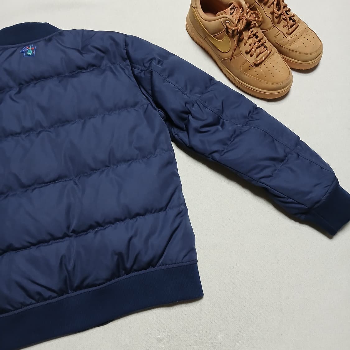 kangol 캉골 봄버 마원 패딩 오리털 덕다운 자켓 상품이미지6