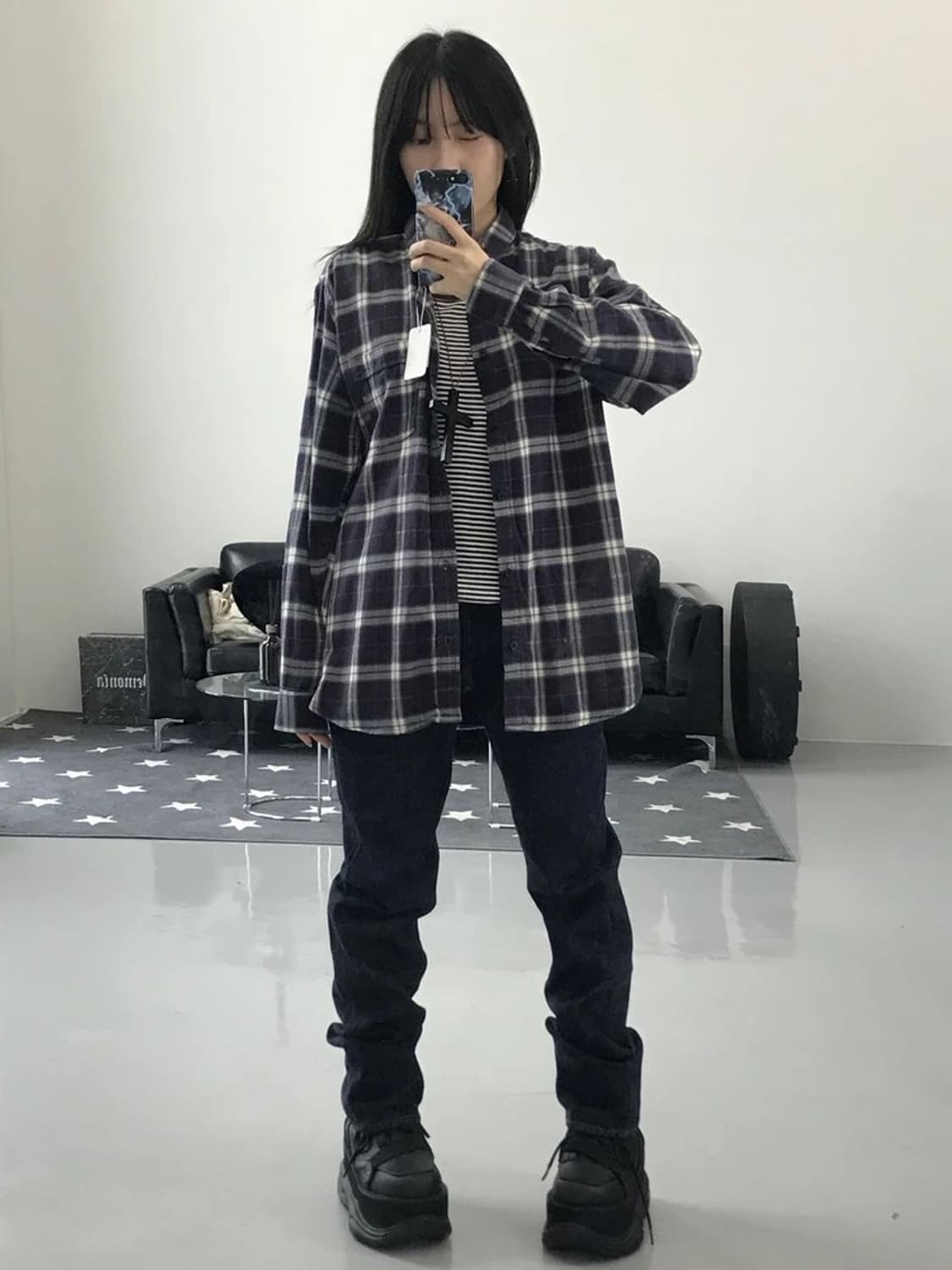 칩 먼데이 체크셔츠 상품이미지2